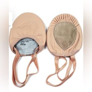 DANCEYOU Pirouette Lyrical Leather Half Sole Ballet Jazz Contemporary Practice